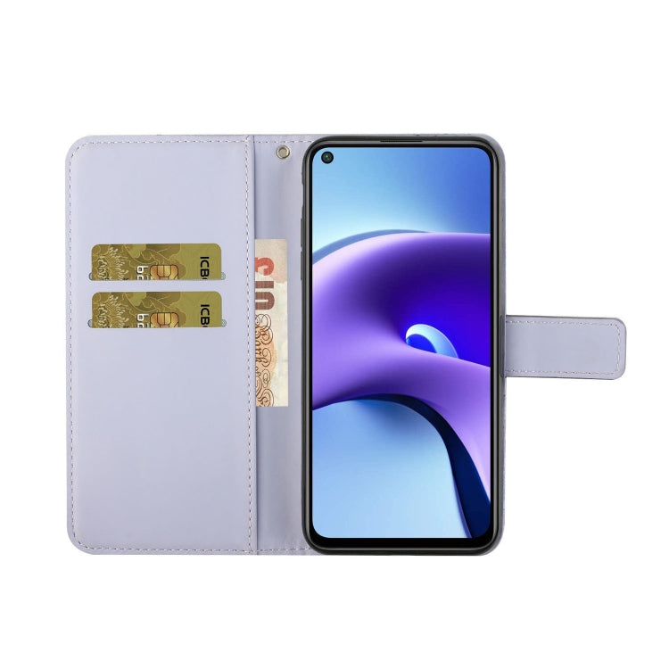For Xiaomi Redmi Note 9T Ethnic Style Embossed Pattern Horizontal Flip Leather Case with Holder & Card Slots & Wallet & Lanyard