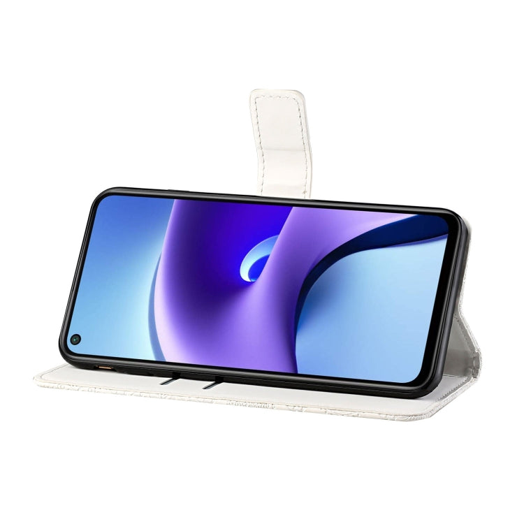 For Xiaomi Redmi Note 9T Ethnic Style Embossed Pattern Horizontal Flip Leather Case with Holder & Card Slots & Wallet & Lanyard