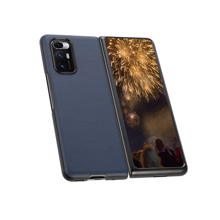 For Xiaomi Mi Mix Fold Genuine Leather Lambskin Texture Folding Protective Case