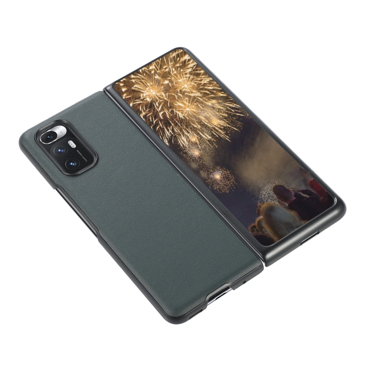For Xiaomi Mi Mix Fold Genuine Leather Lambskin Texture Folding Protective Case