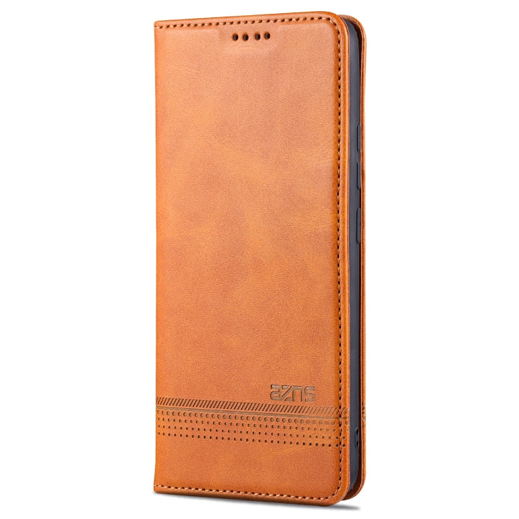 For OPPO Realme C15 / C12 / C25 / Narzo 30A AZNS Magnetic Calf Texture Horizontal Flip Leather Case with Card Slots & Holder & Wallet