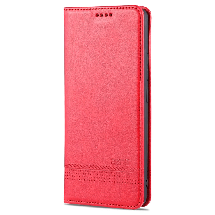 For OPPO Realme C15 / C12 / C25 / Narzo 30A AZNS Magnetic Calf Texture Horizontal Flip Leather Case with Card Slots & Holder & Wallet