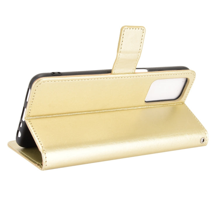 For OPPO A55 5G / A53s 5G Crazy Horse Texture Horizontal Flip Leather Case with Holder & Card Slots & Lanyard