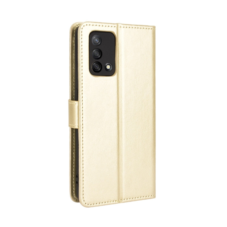 For OPPO A74 4G / F19 4G Crazy Horse Texture Horizontal Flip Leather Case with Holder & Card Slots & Lanyard
