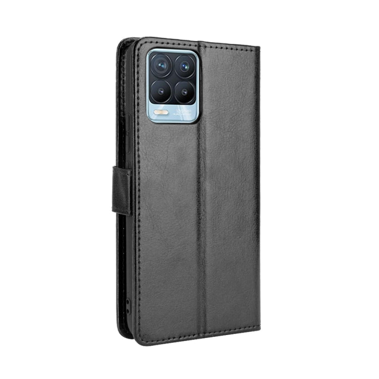 For OPPO Realme 8 4G / Realme 8 Pro 4G Crazy Horse Texture Horizontal Flip Leather Case with Holder & Card Slots & Lanyard