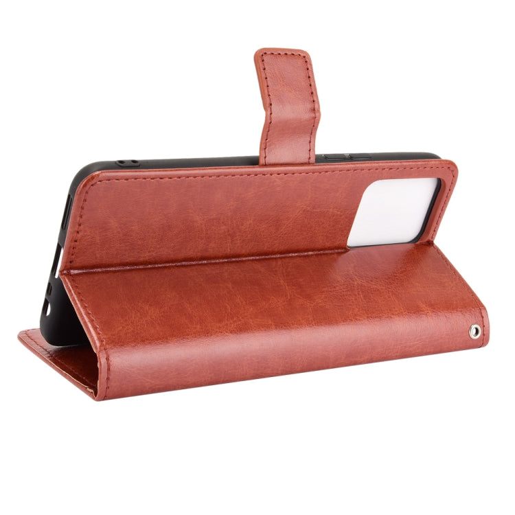 For OPPO Realme 8 4G / Realme 8 Pro 4G Crazy Horse Texture Horizontal Flip Leather Case with Holder & Card Slots & Lanyard