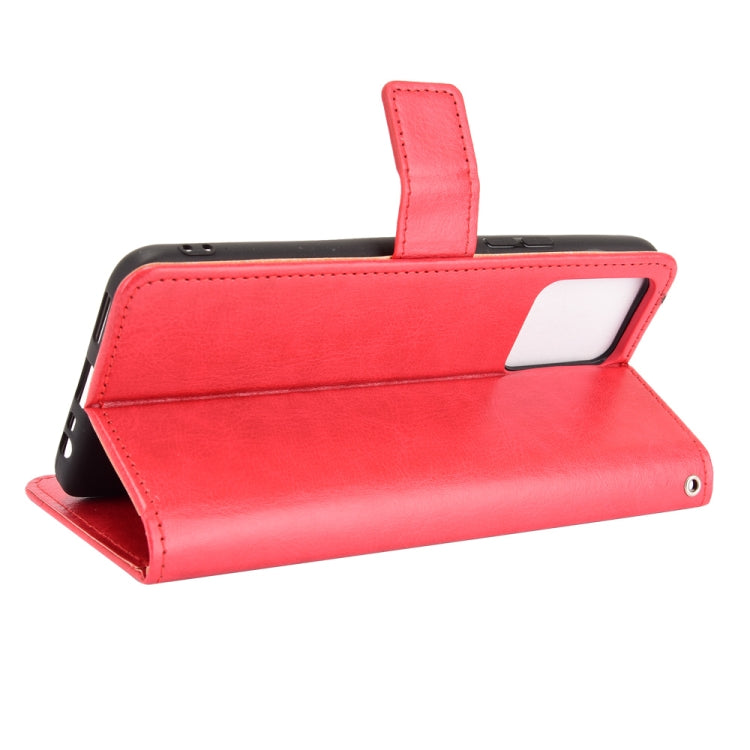 For OPPO Realme 8 4G / Realme 8 Pro 4G Crazy Horse Texture Horizontal Flip Leather Case with Holder & Card Slots & Lanyard