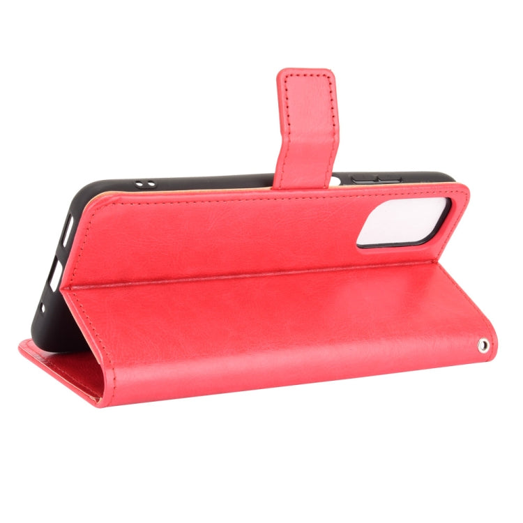 For Xiaomi Redmi Note 10 5G Crazy Horse Texture Horizontal Flip Leather Case with Holder & Card Slots & Lanyard