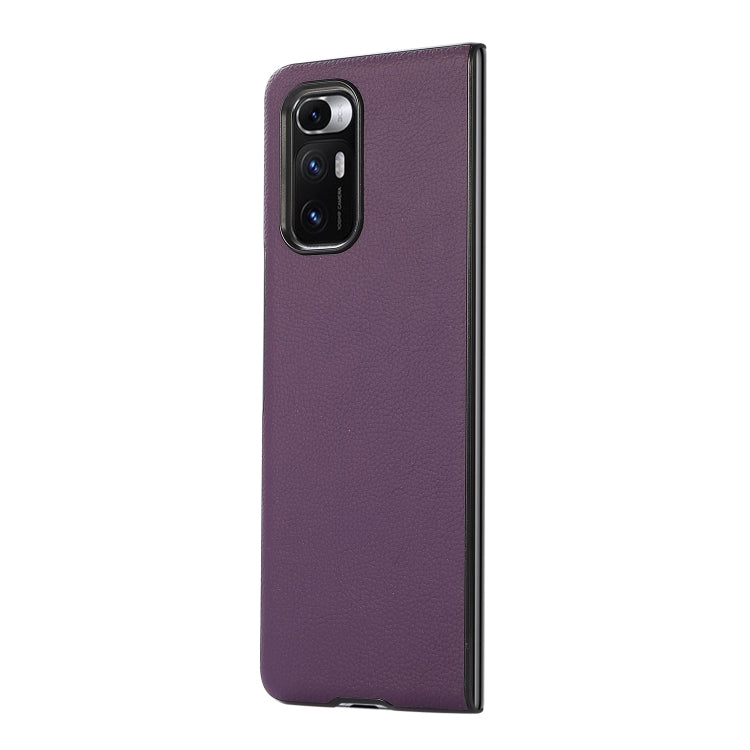 For Xiaomi Mi Mix Fold Genuine Leather Folding Protective Case