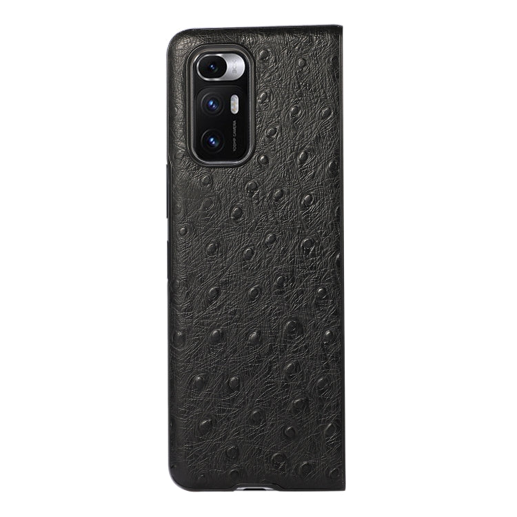 For Xiaomi Mi Mix Fold Ostrich Texture Leather Folding Protective Case