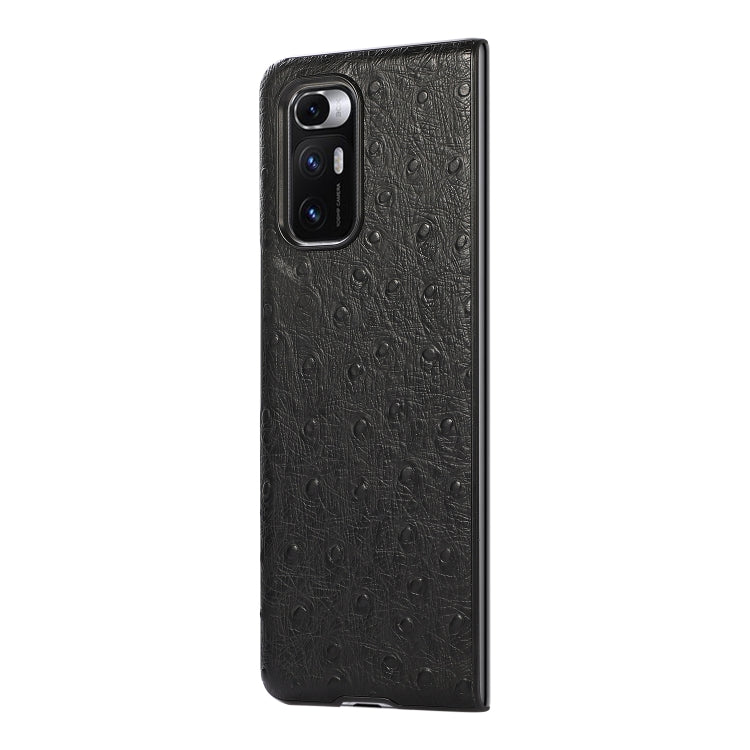 For Xiaomi Mi Mix Fold Ostrich Texture Leather Folding Protective Case