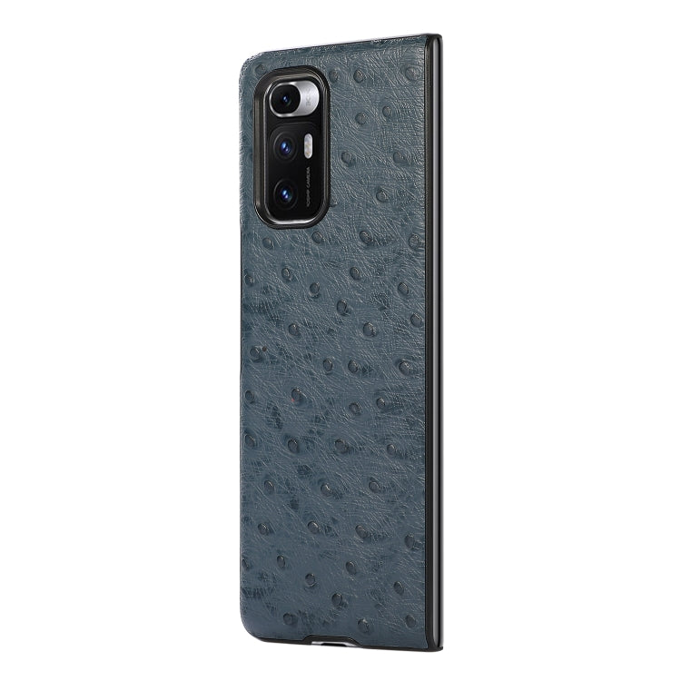 For Xiaomi Mi Mix Fold Ostrich Texture Leather Folding Protective Case
