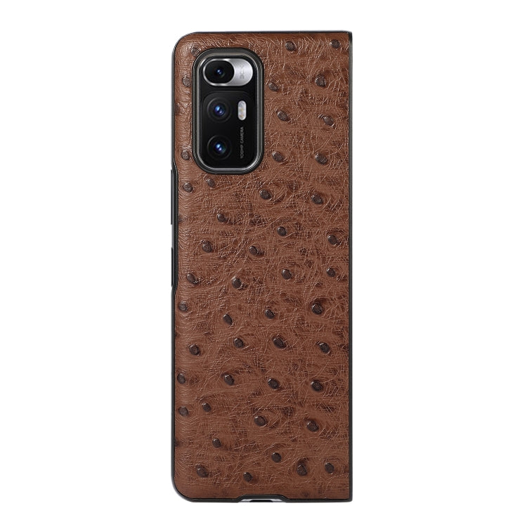 For Xiaomi Mi Mix Fold Ostrich Texture Leather Folding Protective Case
