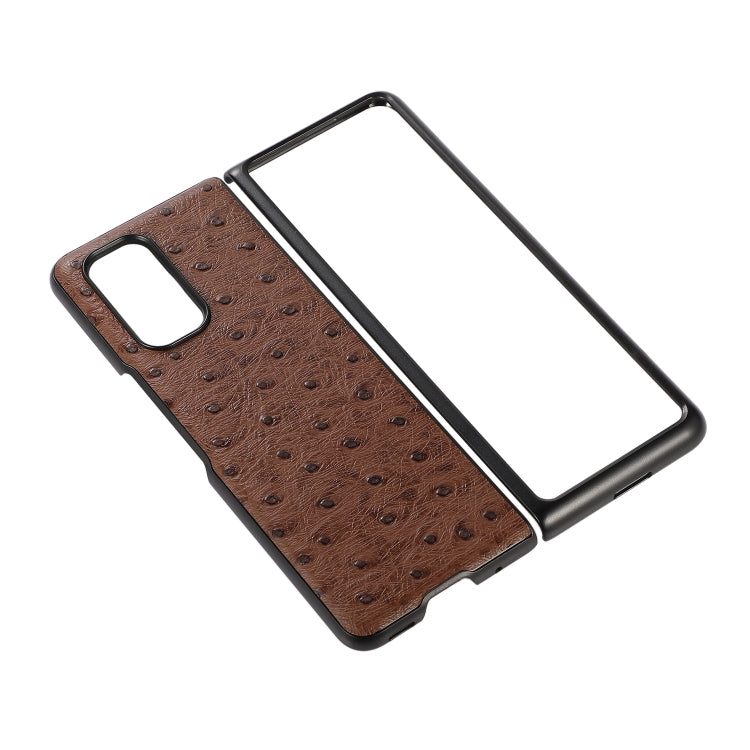 For Xiaomi Mi Mix Fold Ostrich Texture Leather Folding Protective Case