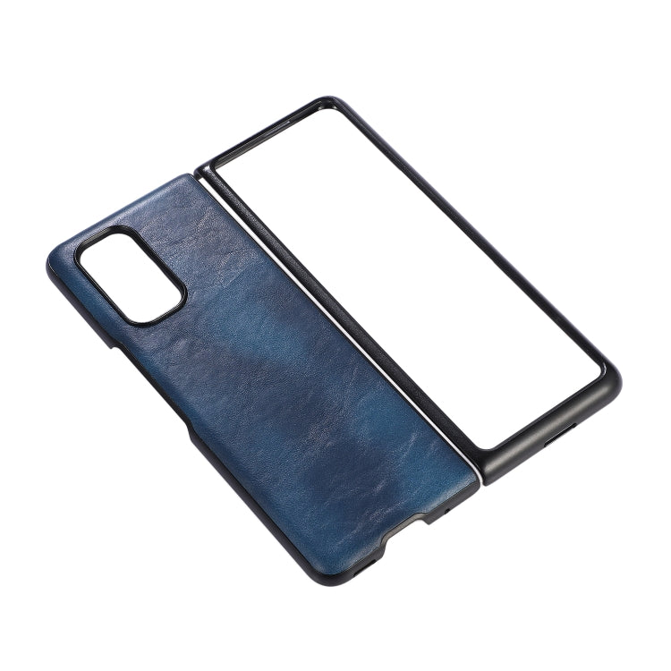 For Xiaomi Mi Mix Fold Two-color Crazy Horse Texture Leather Protective Case