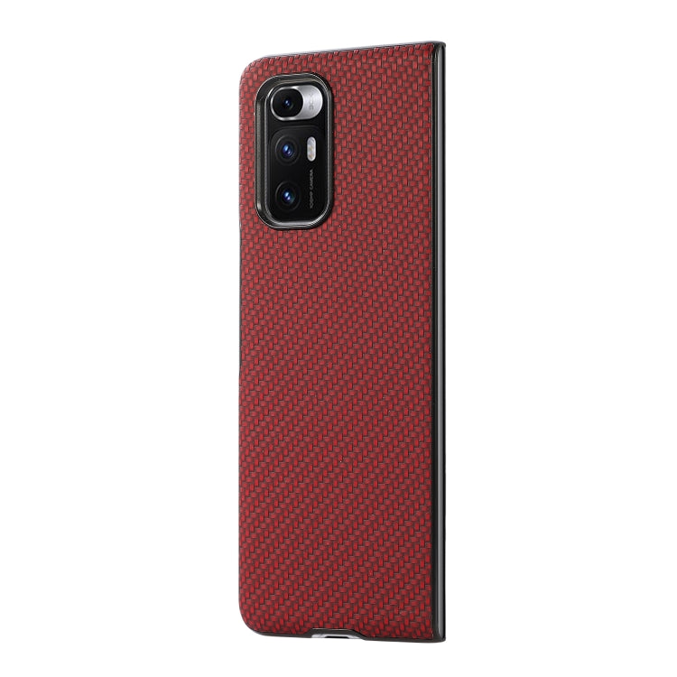For Xiaomi Mi Mix Fold Carbon Fiber Leather Protective Case
