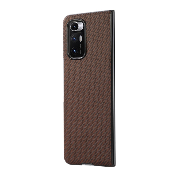 For Xiaomi Mi Mix Fold Carbon Fiber Leather Protective Case