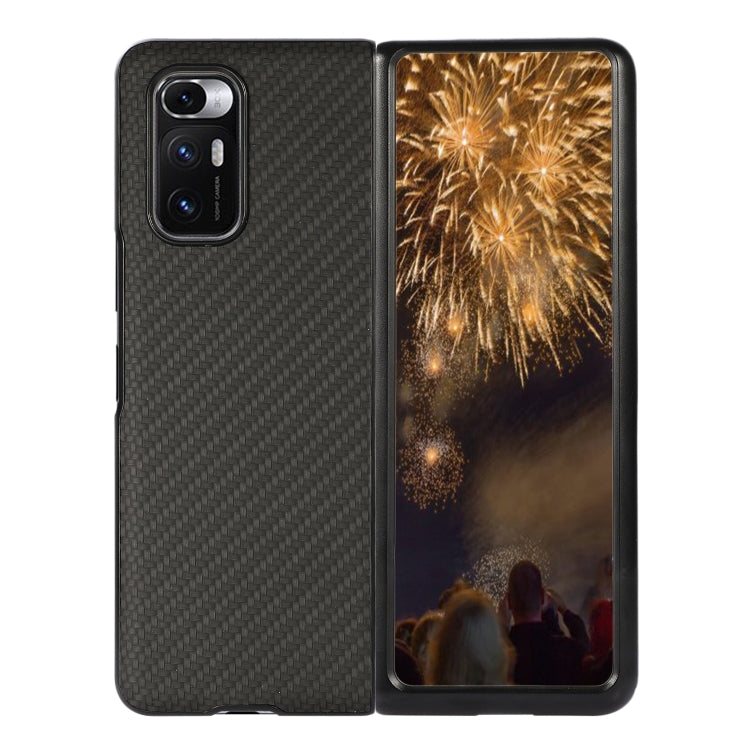 For Xiaomi Mi Mix Fold Carbon Fiber Leather Protective Case
