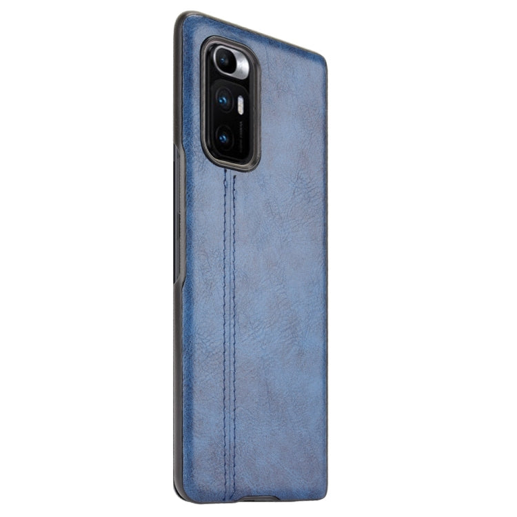 For Xiaomi Mi Mix Fold Shockproof Sewing Cow Skin Texture PC + PU + TPU Case