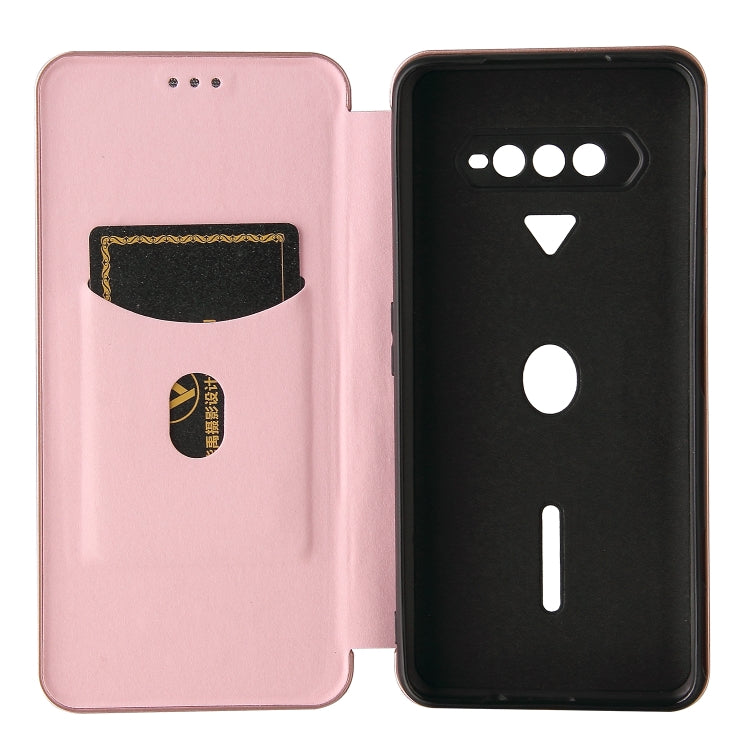 For Xiaomi Black Shark 4 / 4 Pro Carbon Fiber Texture Horizontal Flip TPU + PC + PU Leather Case with Card Slot