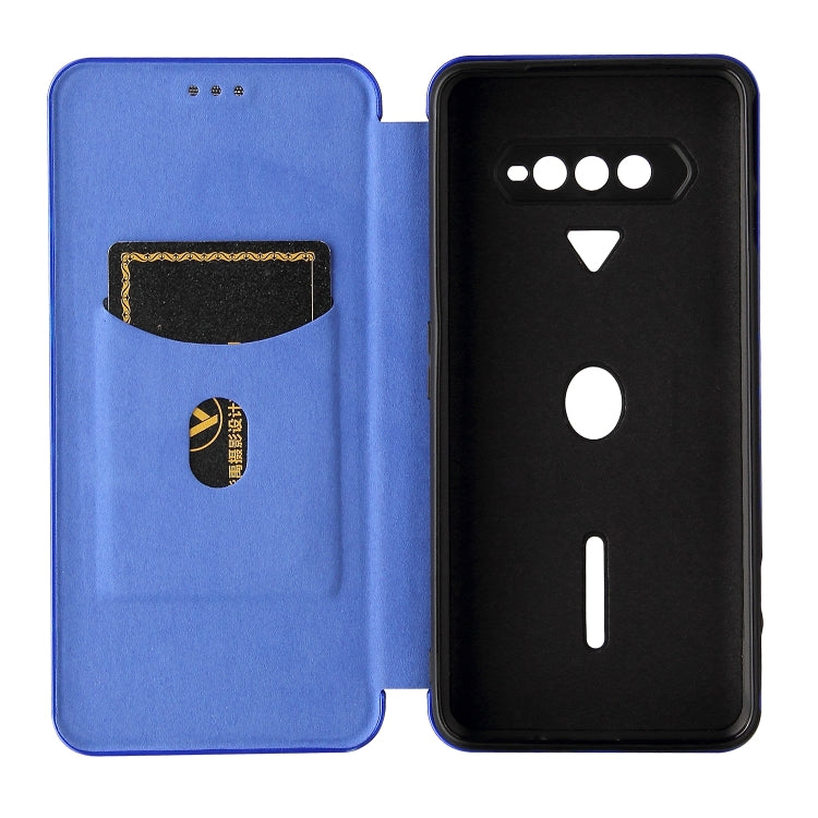 For Xiaomi Black Shark 4 / 4 Pro Carbon Fiber Texture Horizontal Flip TPU + PC + PU Leather Case with Card Slot