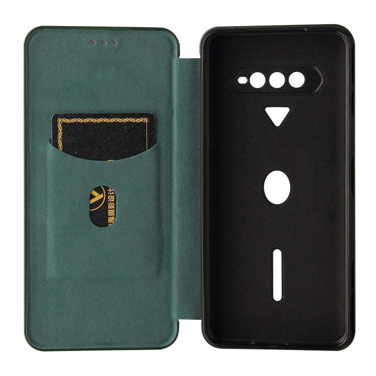 For Xiaomi Black Shark 4 / 4 Pro Carbon Fiber Texture Horizontal Flip TPU + PC + PU Leather Case with Card Slot
