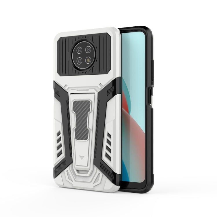 For Xiaomi Redmi Note 9 5G War Chariot Series Armor All-inclusive Shockproof PC + TPU Protective Case with Invisible Holder