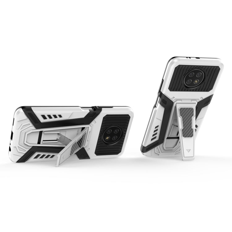 For Xiaomi Redmi Note 9 5G War Chariot Series Armor All-inclusive Shockproof PC + TPU Protective Case with Invisible Holder