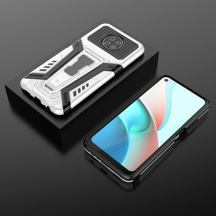 For Xiaomi Redmi Note 9 5G War Chariot Series Armor All-inclusive Shockproof PC + TPU Protective Case with Invisible Holder