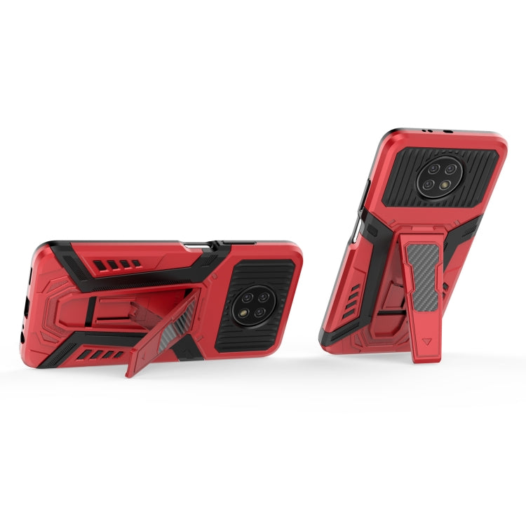 For Xiaomi Redmi Note 9 5G War Chariot Series Armor All-inclusive Shockproof PC + TPU Protective Case with Invisible Holder