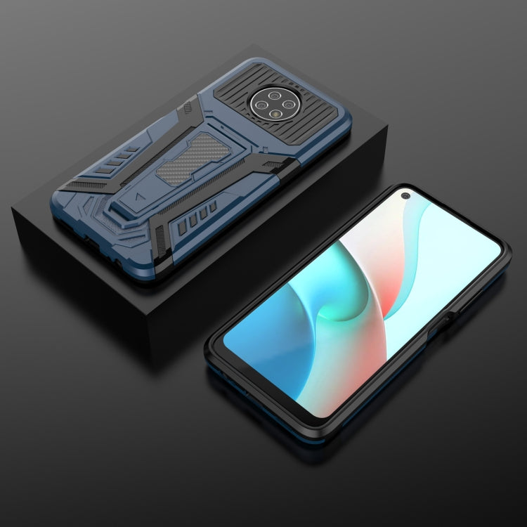 For Xiaomi Redmi Note 9 5G War Chariot Series Armor All-inclusive Shockproof PC + TPU Protective Case with Invisible Holder