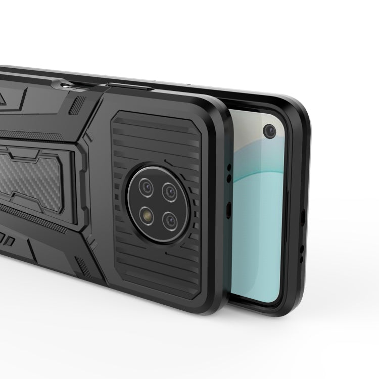 For Xiaomi Redmi Note 9 5G War Chariot Series Armor All-inclusive Shockproof PC + TPU Protective Case with Invisible Holder