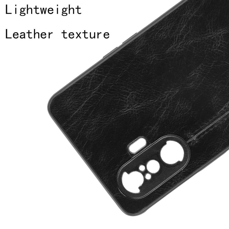 For Xiaomi Redmi K40 Gaming Edition 5G Shockproof Sewing Cow Pattern Skin PC + PU + TPU Case