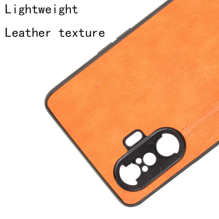 For Xiaomi Redmi K40 Gaming Edition 5G Shockproof Sewing Cow Pattern Skin PC + PU + TPU Case