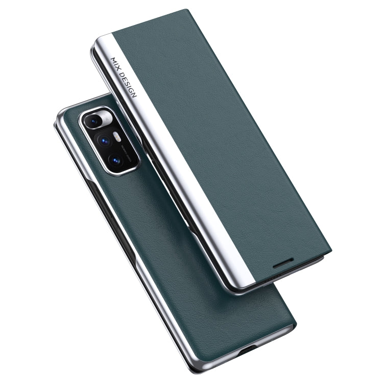 For Xiaomi Mix Fold Electroplated Horizontal Flip Leather Case with Holder