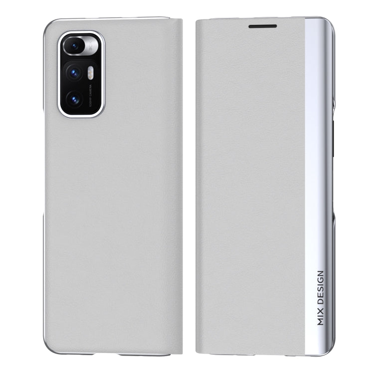 For Xiaomi Mix Fold Electroplated Horizontal Flip Leather Case with Holder