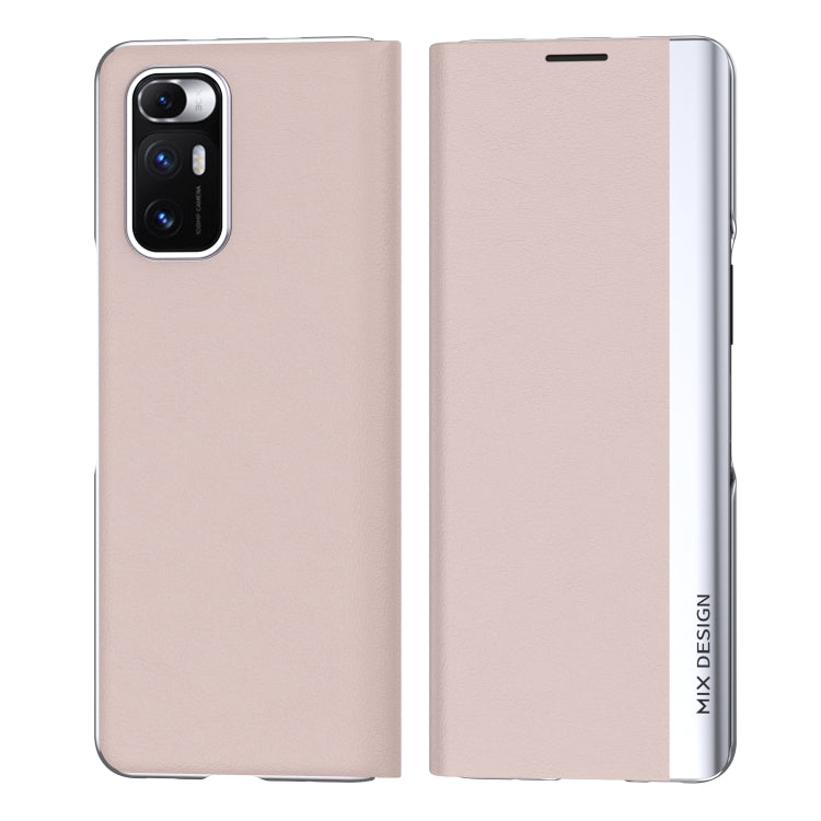 For Xiaomi Mix Fold Electroplated Horizontal Flip Leather Case with Holder