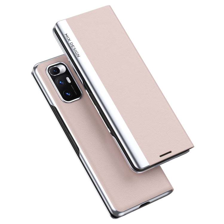 For Xiaomi Mix Fold Electroplated Horizontal Flip Leather Case with Holder
