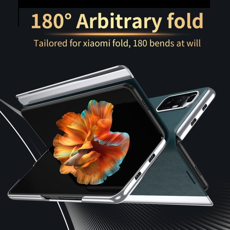 For Xiaomi Mix Fold Electroplated Horizontal Flip Leather Case with Holder