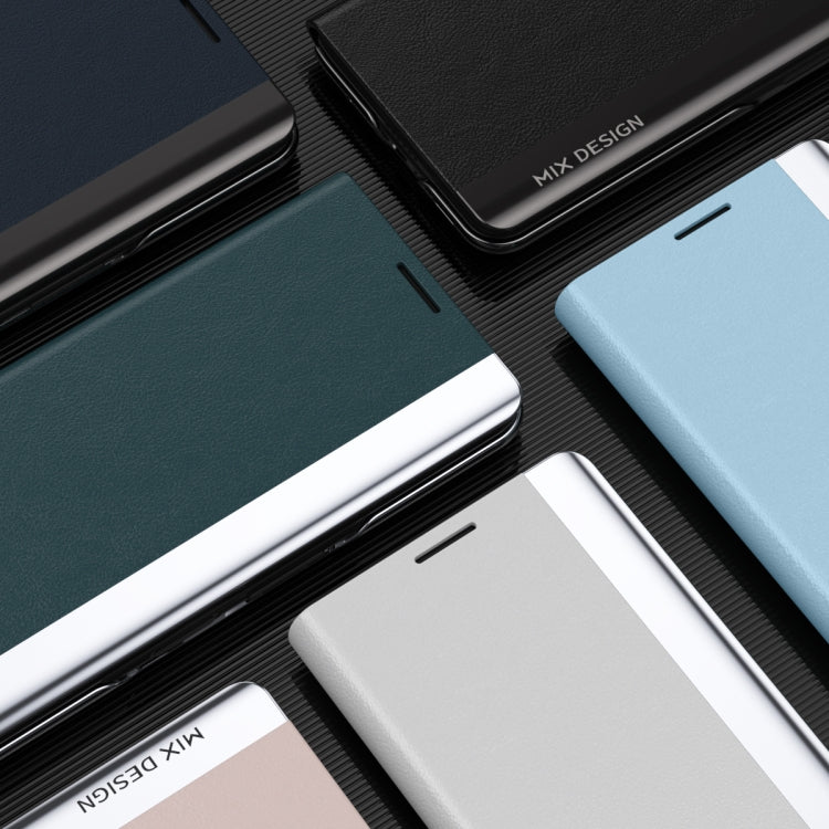 For Xiaomi Mix Fold Electroplated Horizontal Flip Leather Case with Holder