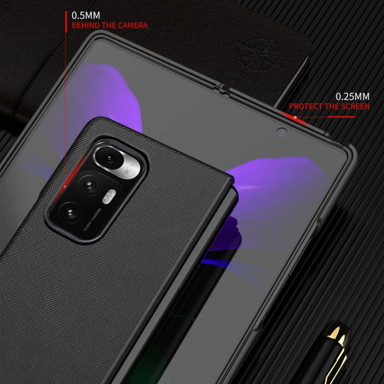 For Xiaomi Mi Mix Fold Foldable Protective Case, Pattern:Cross Pattern