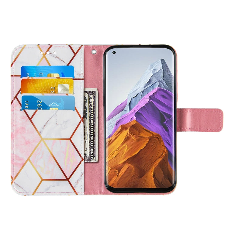 For Xiaomi Mi 11 Pro Marble Stitching Horizontal Flip PU Leather Case with Holder & Card Slots & Wallet & Lanyard