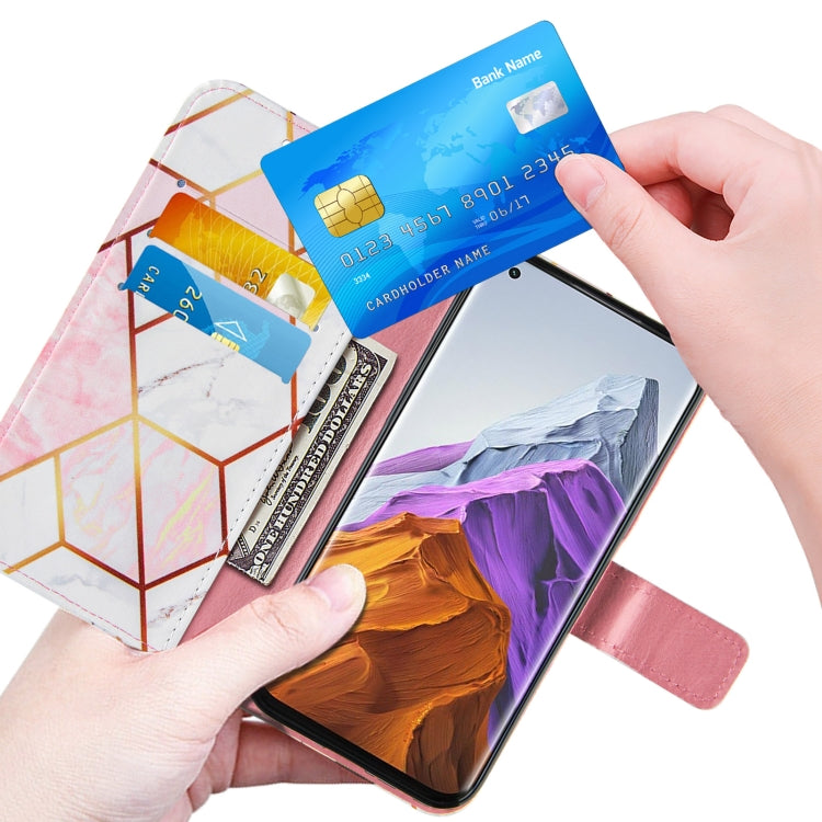 For Xiaomi Mi 11 Pro Marble Stitching Horizontal Flip PU Leather Case with Holder & Card Slots & Wallet & Lanyard