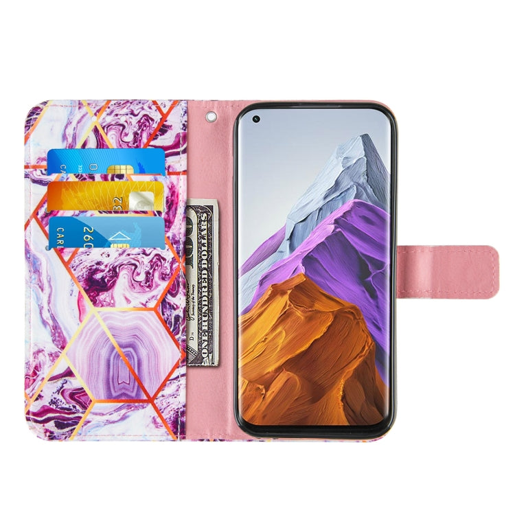 For Xiaomi Mi 11 Pro Marble Stitching Horizontal Flip PU Leather Case with Holder & Card Slots & Wallet & Lanyard