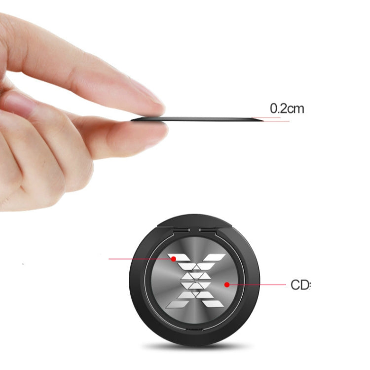 For OPPO R9 XINLI Stitching Cloth Textue Shockproof TPU Protective Case with Ring Holder