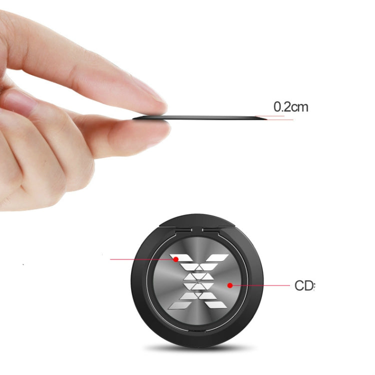 For OPPO R9 Plus XINLI Stitching Cloth Textue Shockproof TPU Protective Case with Ring Holder