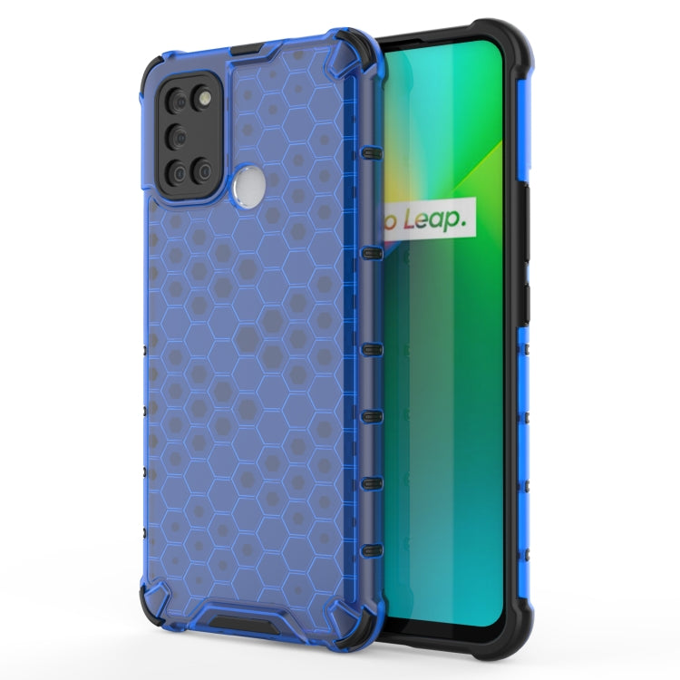 For OPPO Realme 7i Shockproof Honeycomb PC + TPU Case