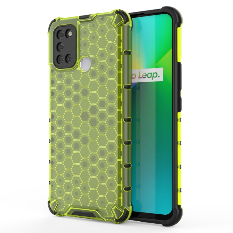 For OPPO Realme 7i Shockproof Honeycomb PC + TPU Case