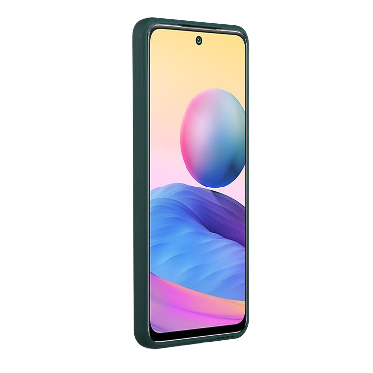 For Xiaomi Redmi Note 10 Pro Card Slot Design Shockproof TPU Protective Case