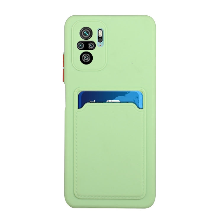 For Xiaomi Redmi Note 10 Pro Card Slot Design Shockproof TPU Protective Case